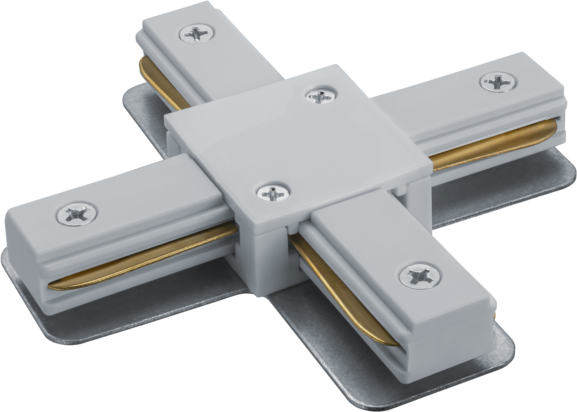 Коннектор Х-образный белый для шинопровода NLT-C-1L-AS1-WH-X
