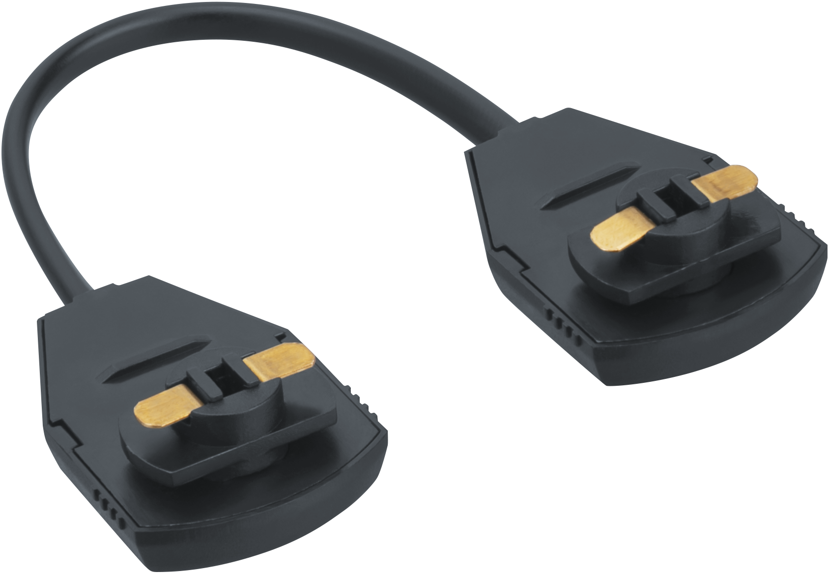 Коннектор гибкий черный для шинопровода NLT-C-1L-AS2-BL-F