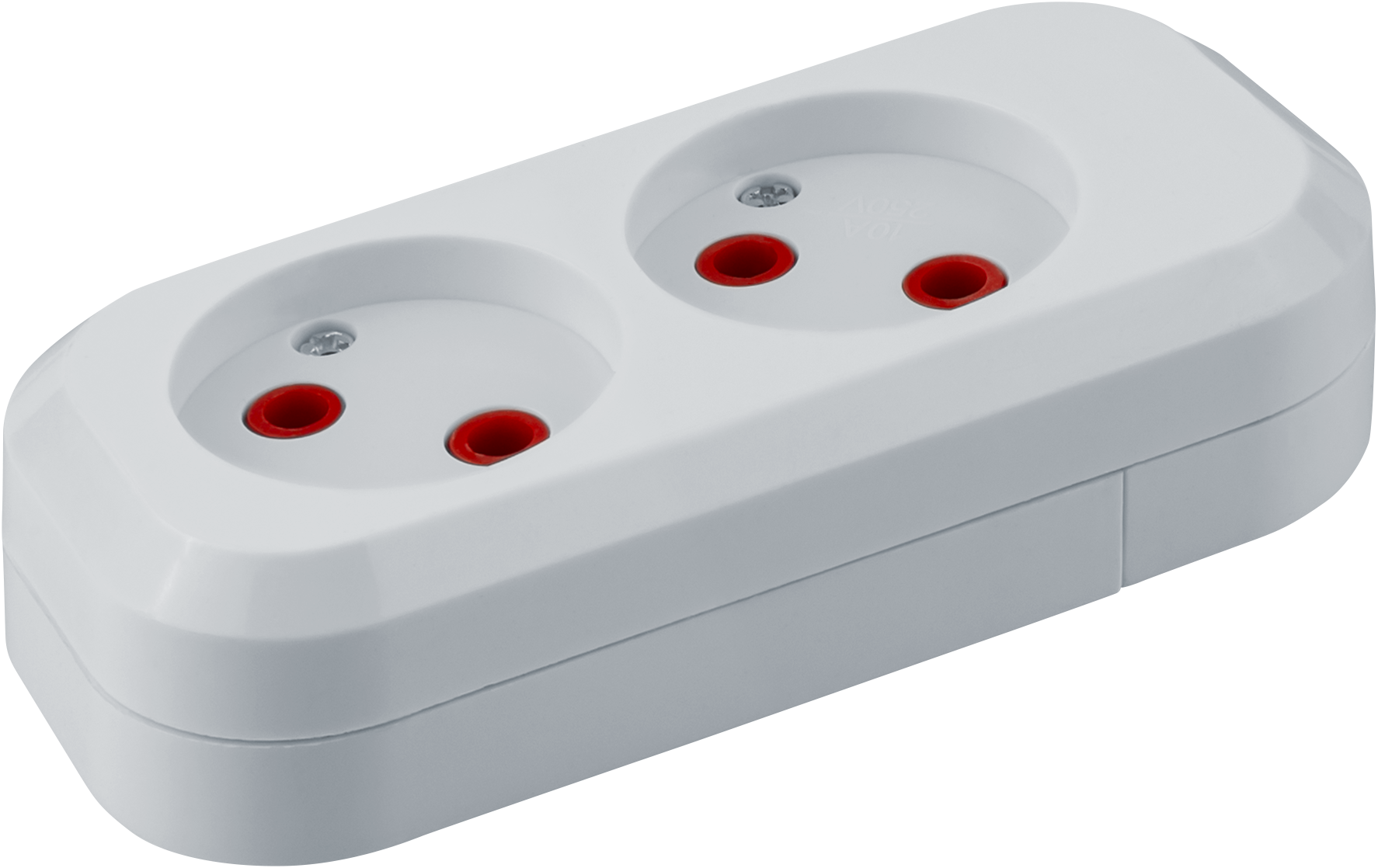 Колодка NCA-BL01-02-X-WH 2гн б/з пластик