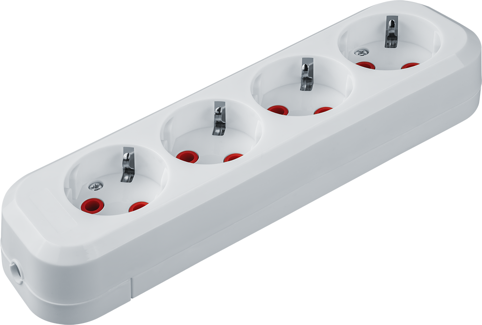 Колодка NCA-BL01-04-E-WH 4гн с/з пластик