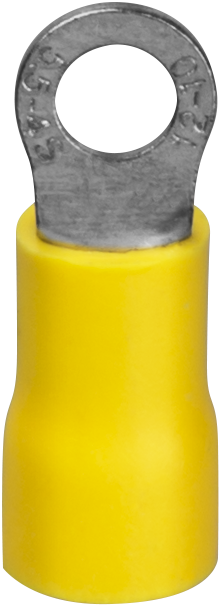 Наконечник кольцевой НКИ 6-4, желтый (50шт/уп.) Navigator