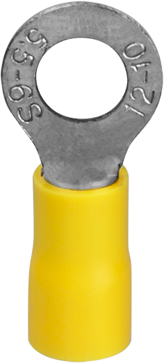 Наконечник кольцевой НКИ 6-6, желтый (50шт/уп.) Navigator