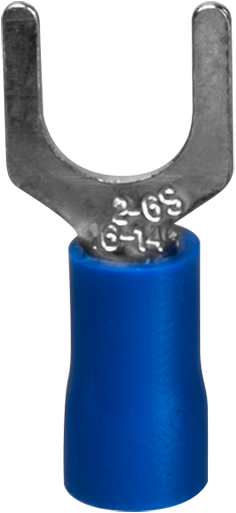 Наконечник вилочный НВИ 2.5-6, синий (50шт/уп.) Navigator