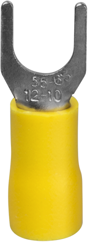 Наконечник вилочный НВИ 6-6, желтый (50шт/уп.) Navigator