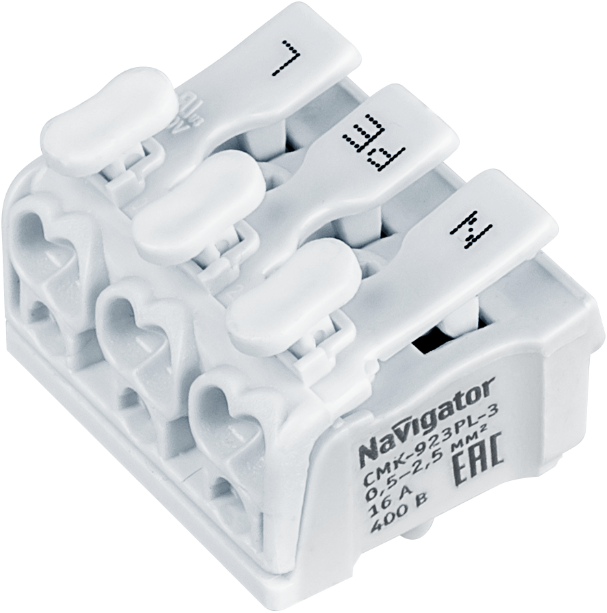 Клеммы монтажные пружинные СМК-923 (1уп=5шт)