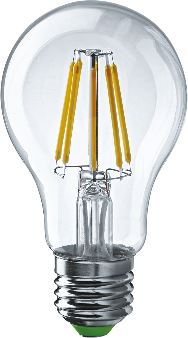 Лампа светодиодная LED 8вт Е27 белый FILAMENT