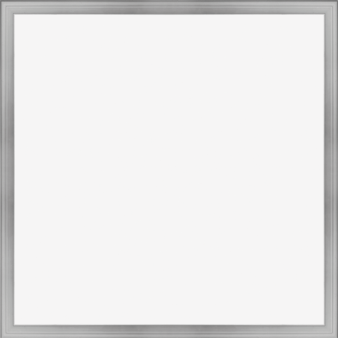 Светильник светодиодный ДВО-40w 595х595х7.5 4000К 3600Лм матовый серебро (БЕЗ ДРАЙВЕРА!)