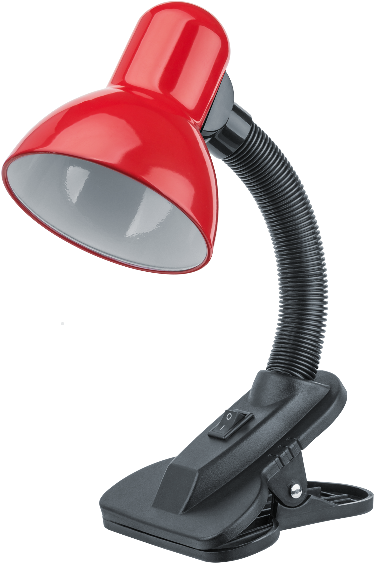 Светильник настольный NDF-C011-60W-R-E27 на прищепке красный