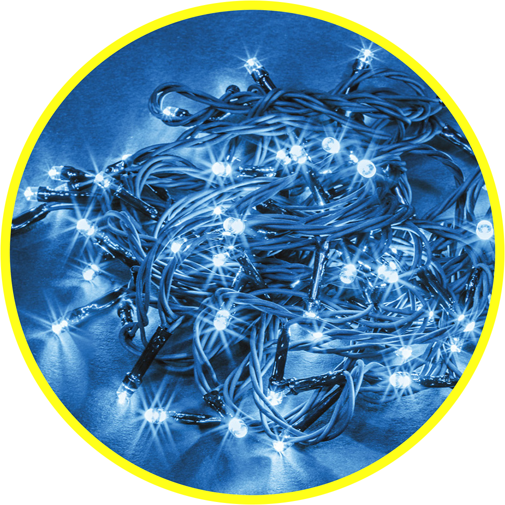 Гирлянда светодиодная новогодняя NGF-S01-200B-10-21.5m-230-C8-BL-IP44