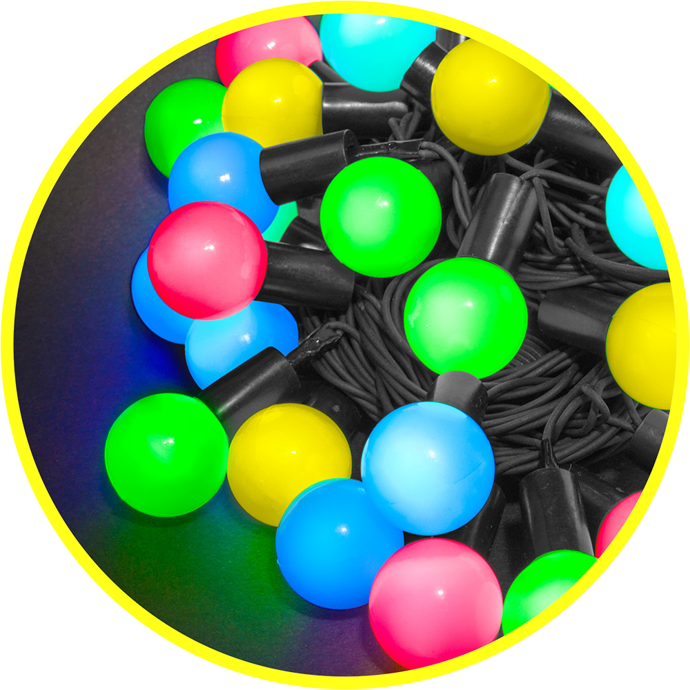 Гирлянда светодиодная новогодняя NGF-B02-70RGB-10-8m-230-BL-IP44