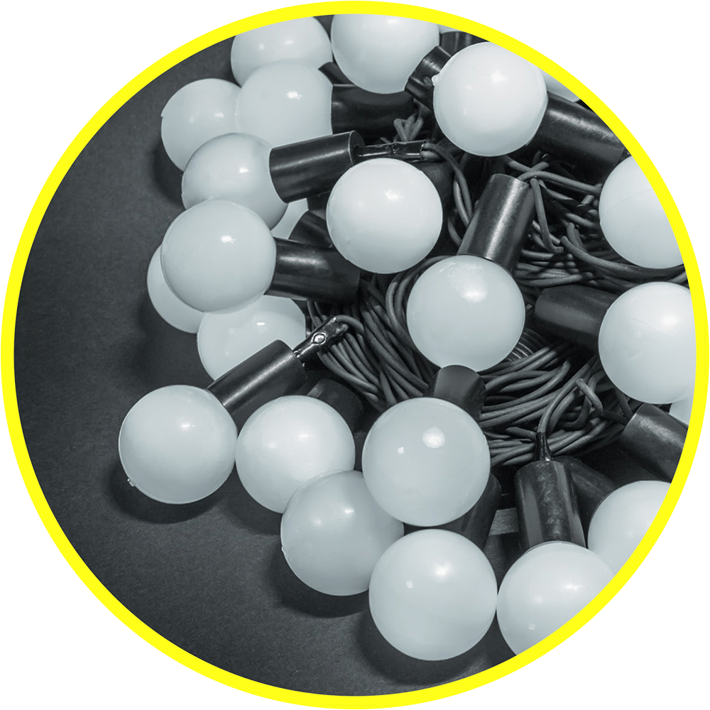 Гирлянда светодиодная новогодняя NGF-B02-70CW-10-8m-230-BL-IP44