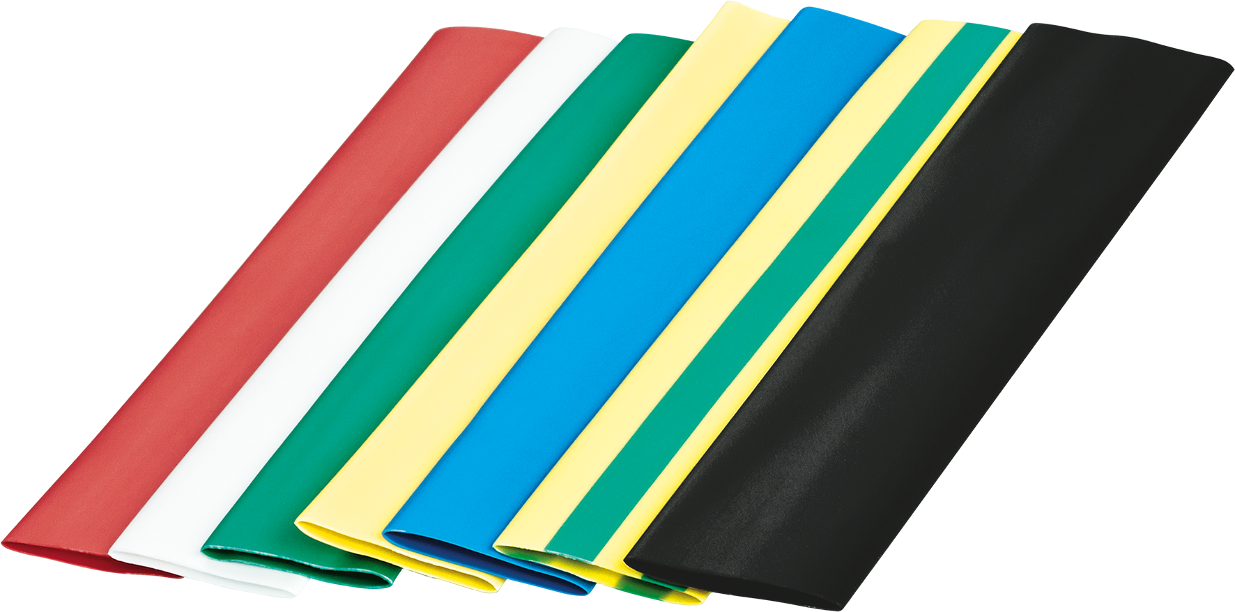 Набор термоусадочных трубок 14/7 (7 цветов по 3шт) 10см