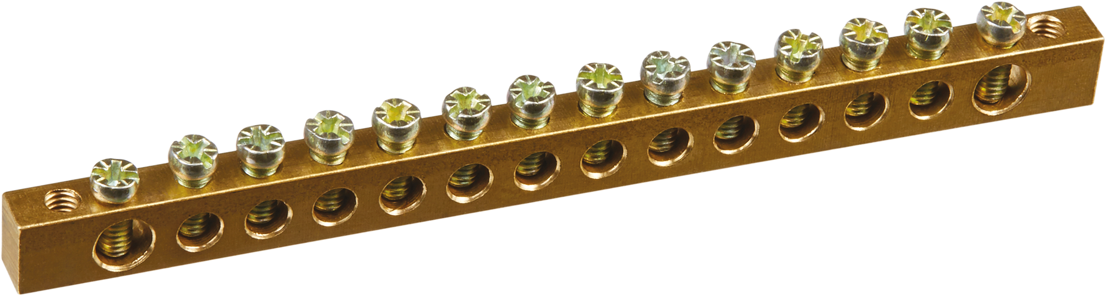 Шина нулевая 6х9мм 14/2 (14групп/крепеж по краям)