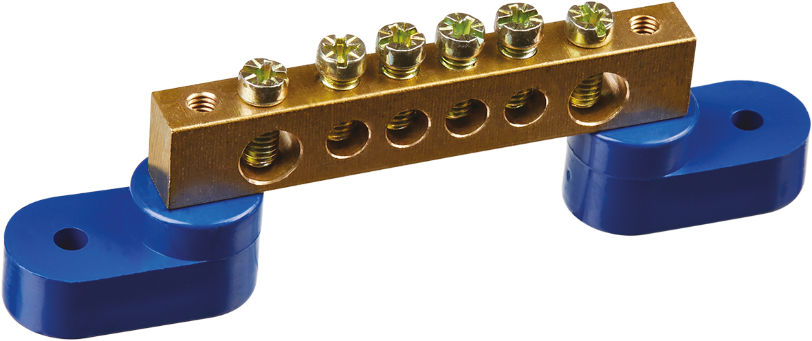 Шина нулевая на двух угловых изол NBB-M812-6C2/B