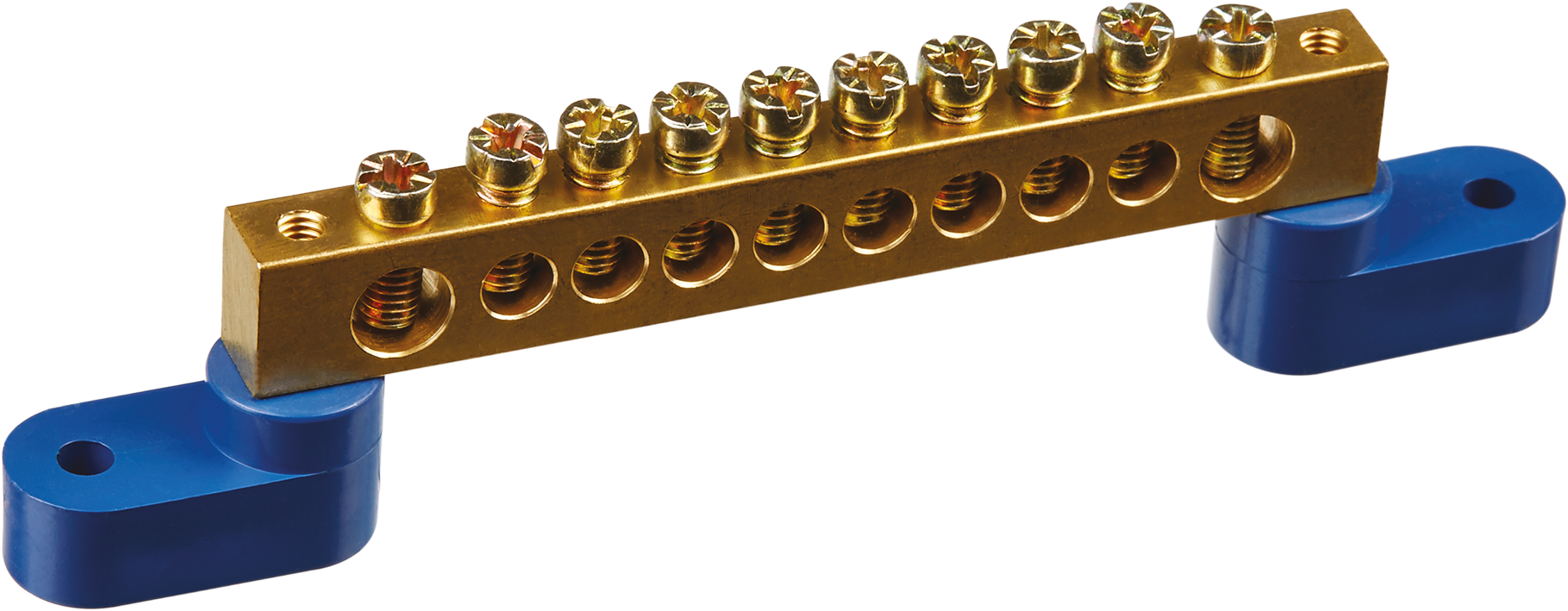 Шина нулевая на двух угловых изоляторах NBB-M812-10C2/B