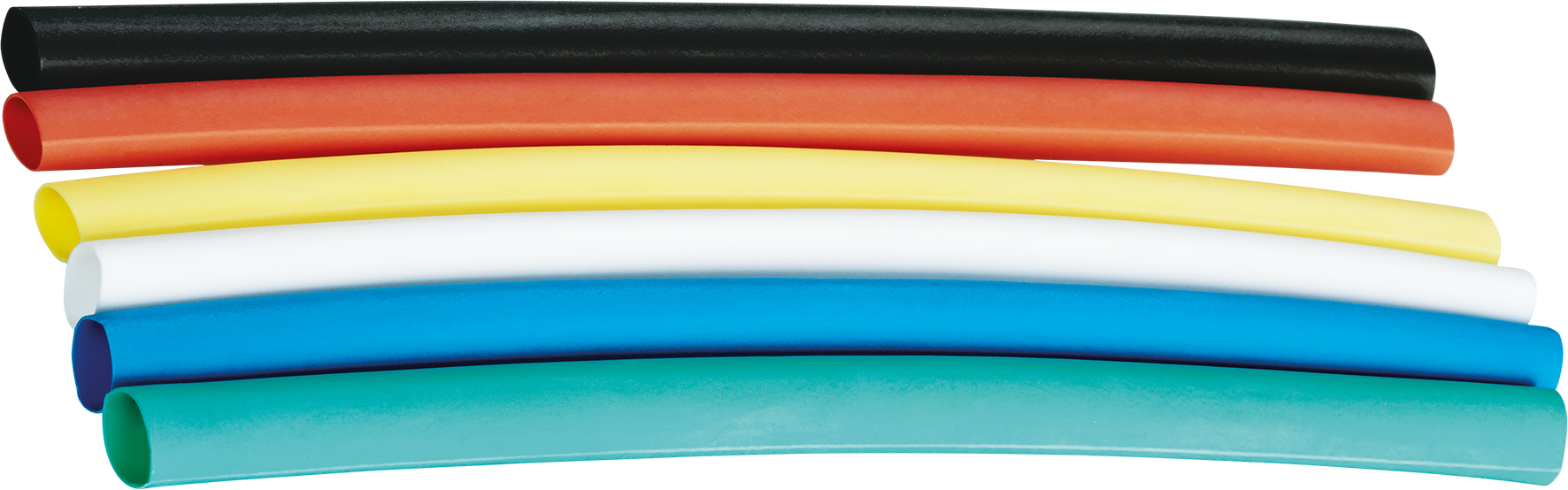 Набор термоусадочных трубок 4/2 (6 цветов по 3шт) 10см