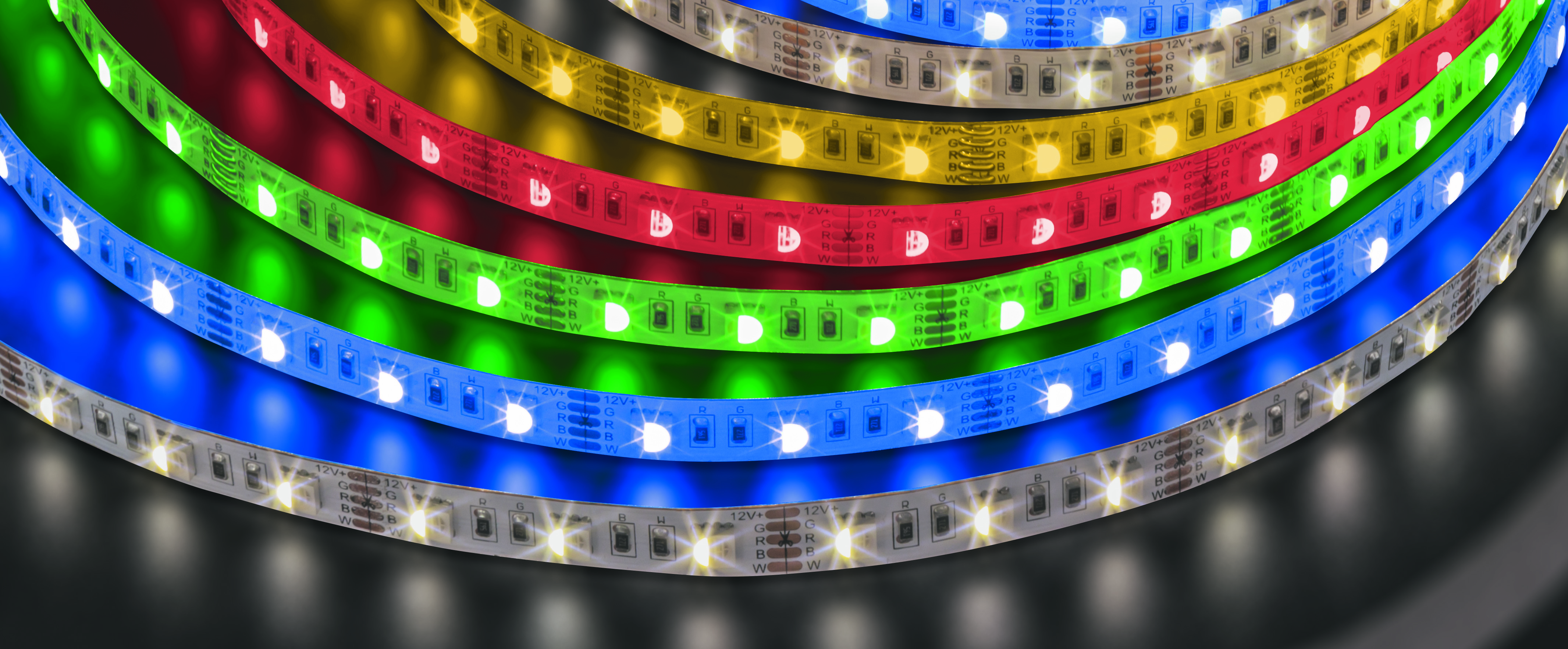 Лента светодиодная 4.8Вт/м 12В RGB IP20 60LED/м NLS-3528 20м