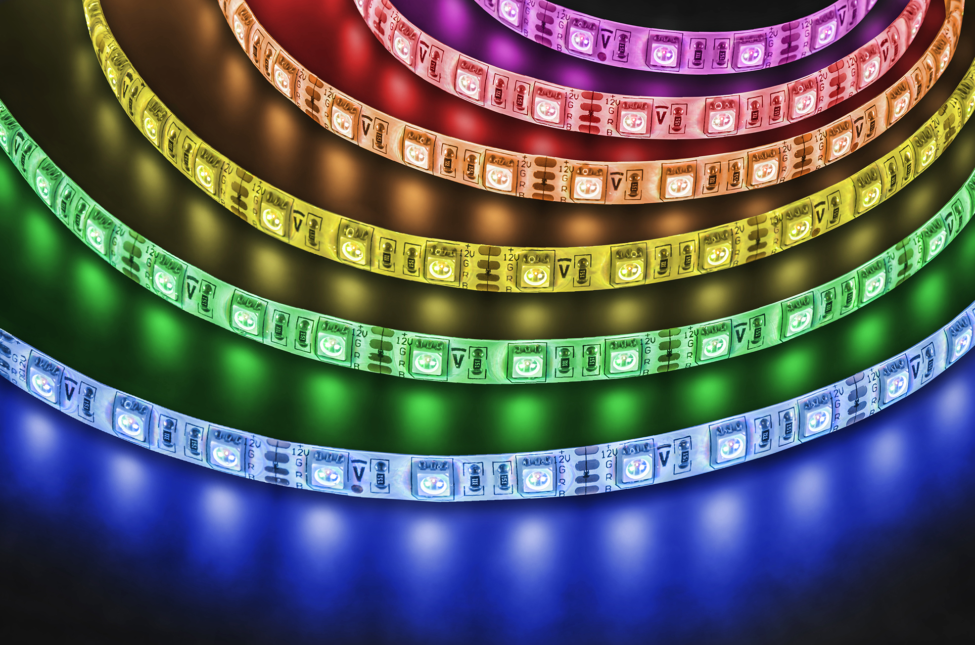 Лента светодиодная 14.4Вт/м 12В RGB IP65 60LED/м NLS-5050 5м