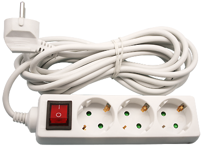 Удлинитель 71 455 NPE-S1-03-300-ESC-3x0.75 кит 10А ПВС 3х0.75