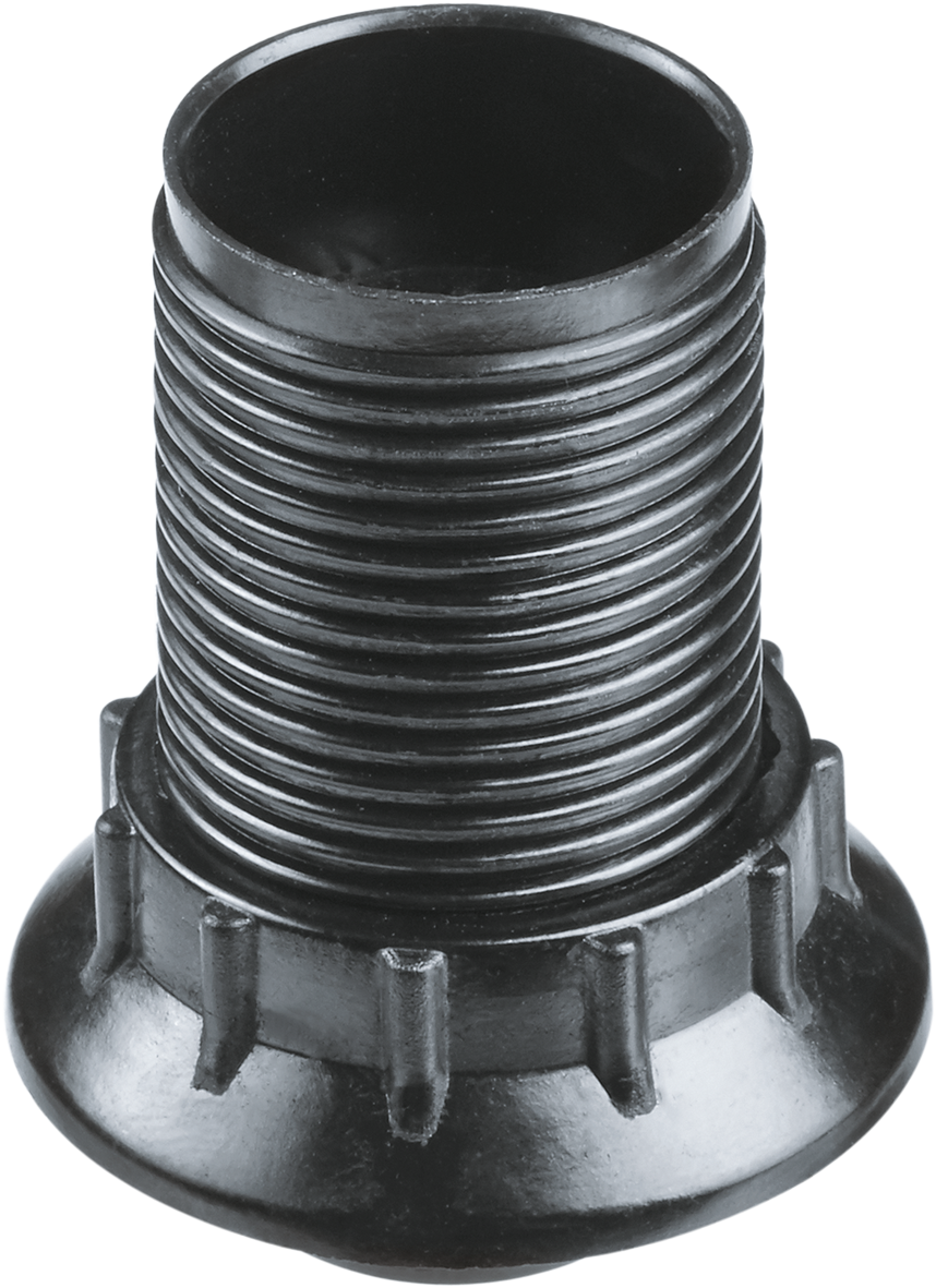 Патрон люстровый Е14 карболитовый с кольцом черный