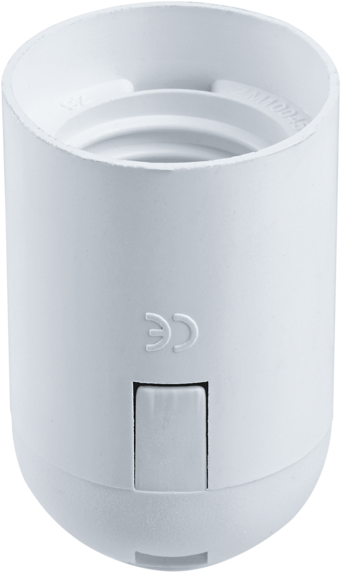 Патрон подвесной Е27 пластик белый