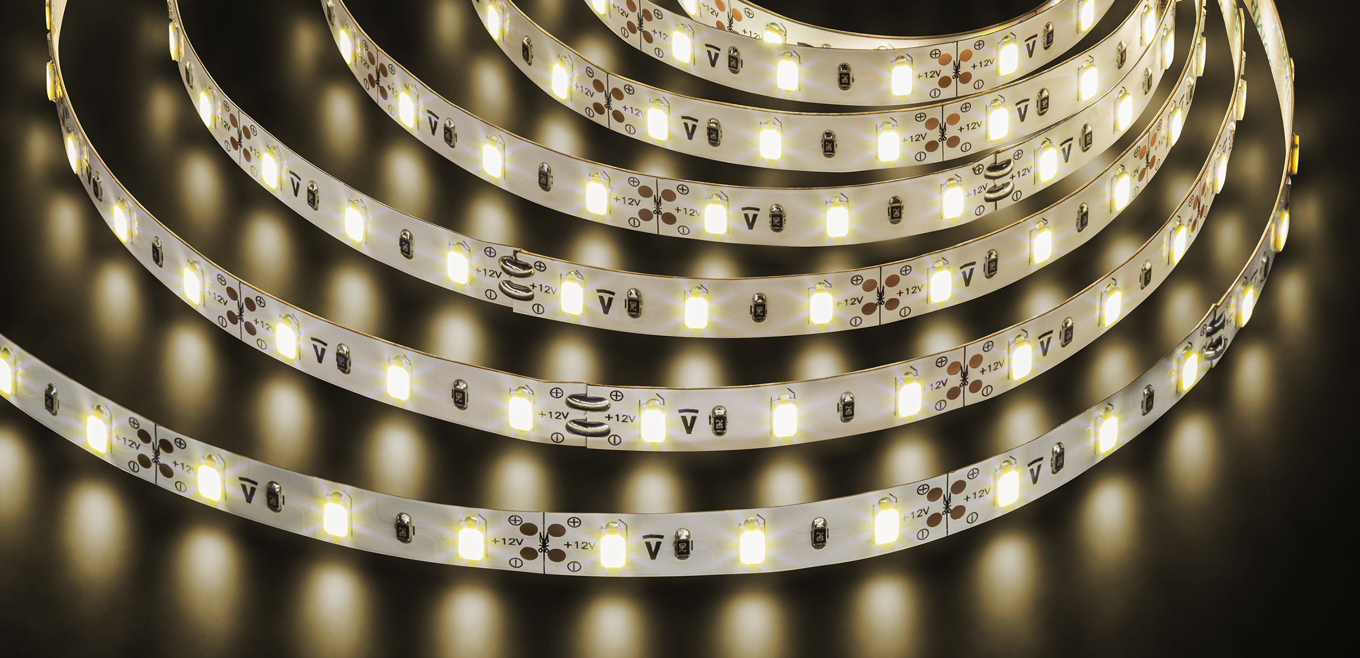 Лента светодиодная 30Вт/м 12В 3000К IP20 60LED/м NLS-5730 5м