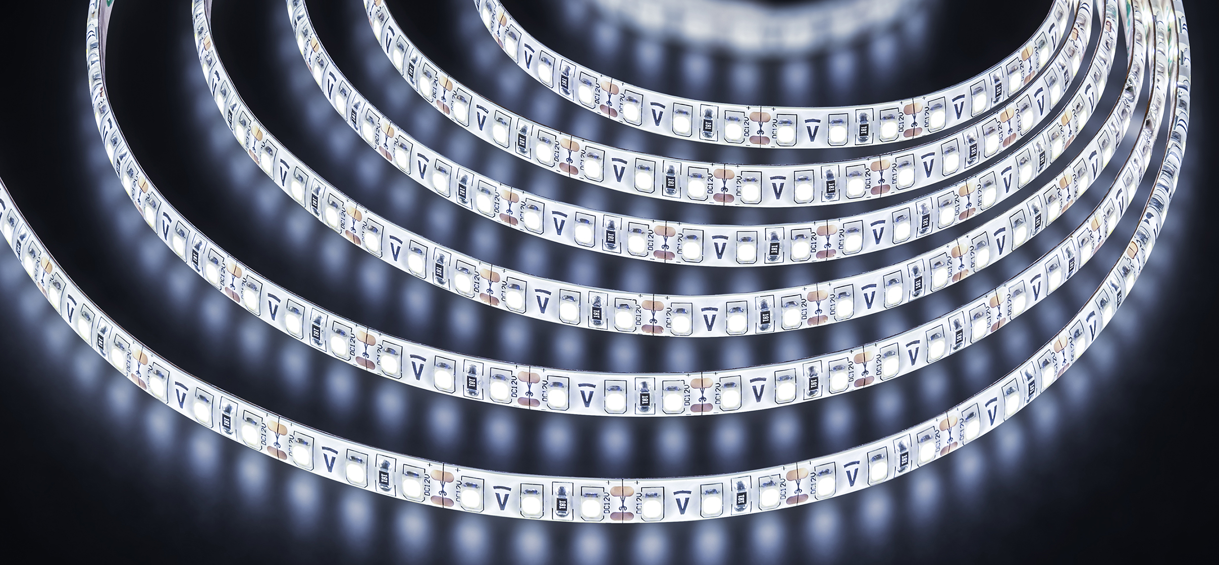 Лента светодиодная 9.6Вт/м 12В 6000К IP65 120LED/м NLS-3528 5м