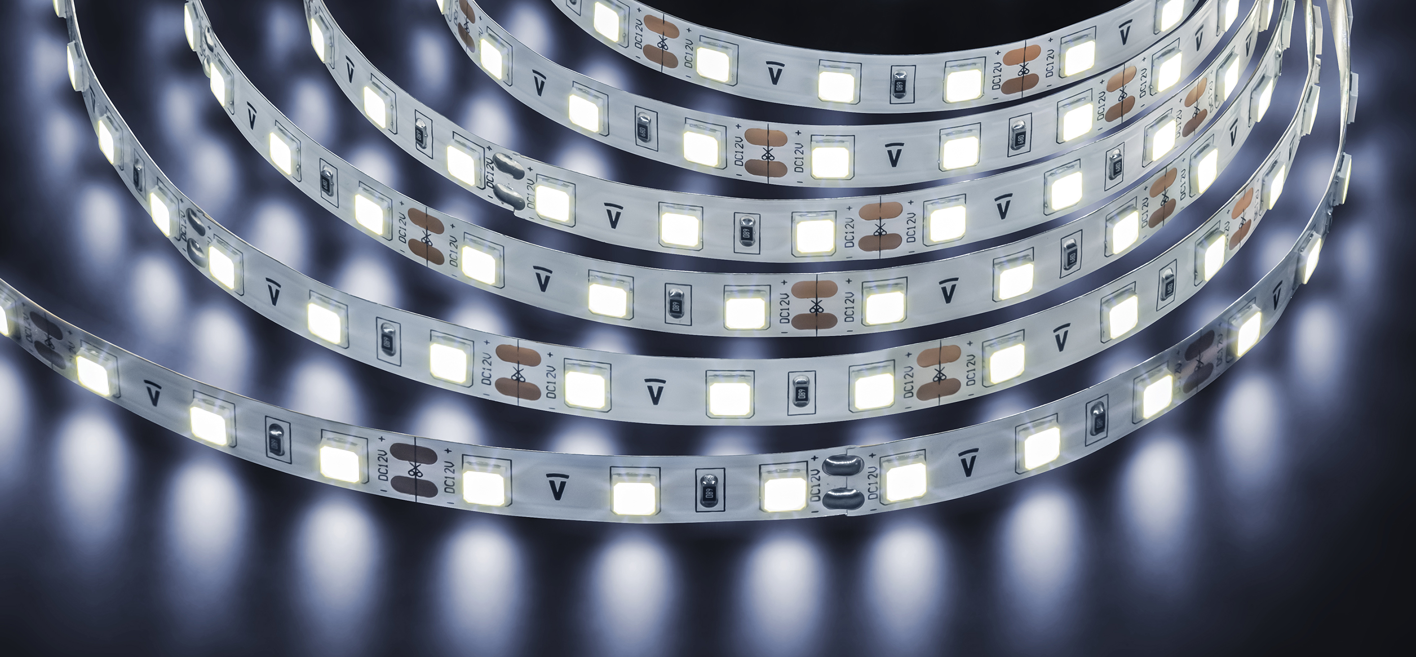 Лента светодиодная 14.4Вт/м 12В 6000К IP20 60LED/м NLS-5050 5м