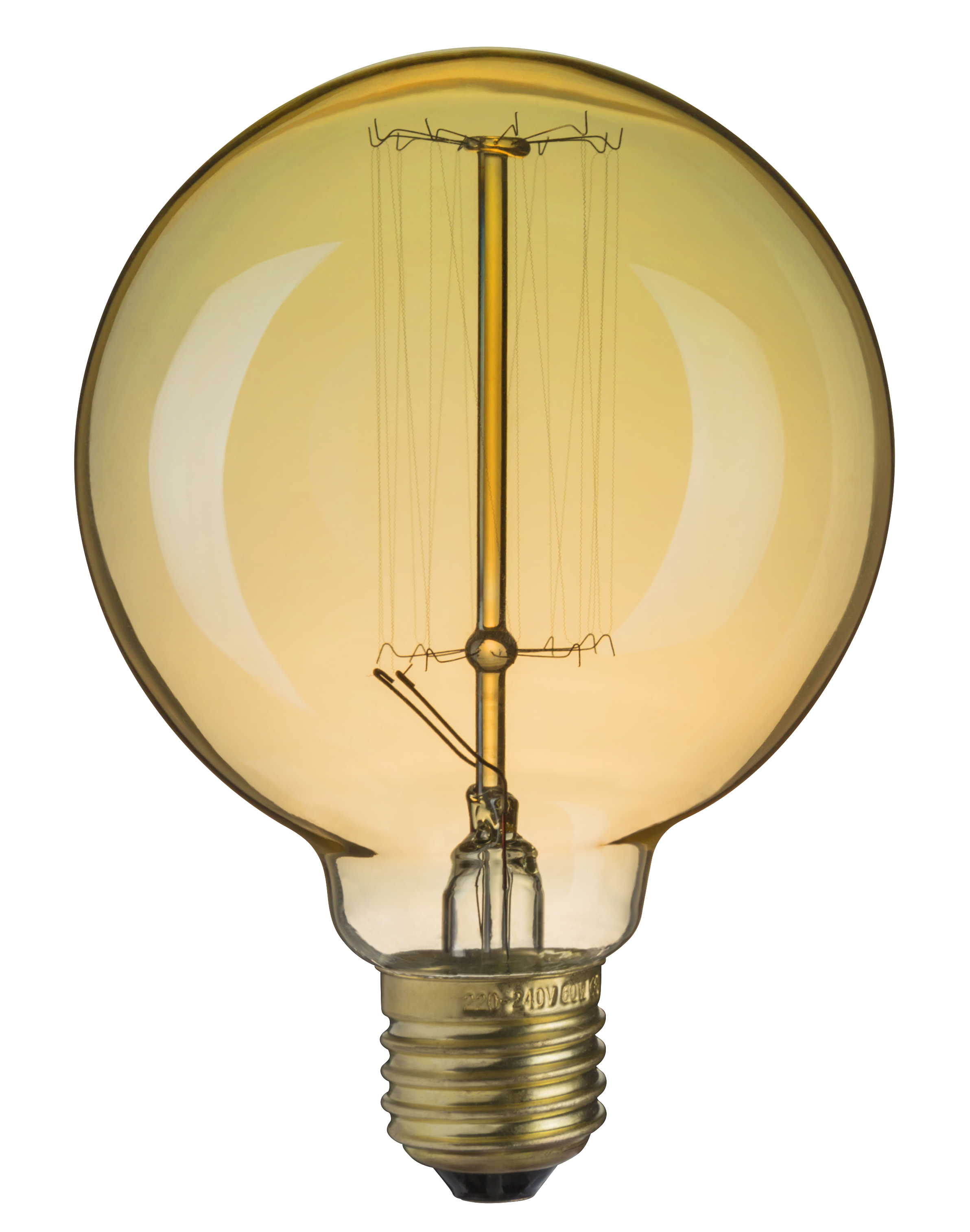 Лампа накаливания декоративная 60 Вт G95 230 В E27 винтаж