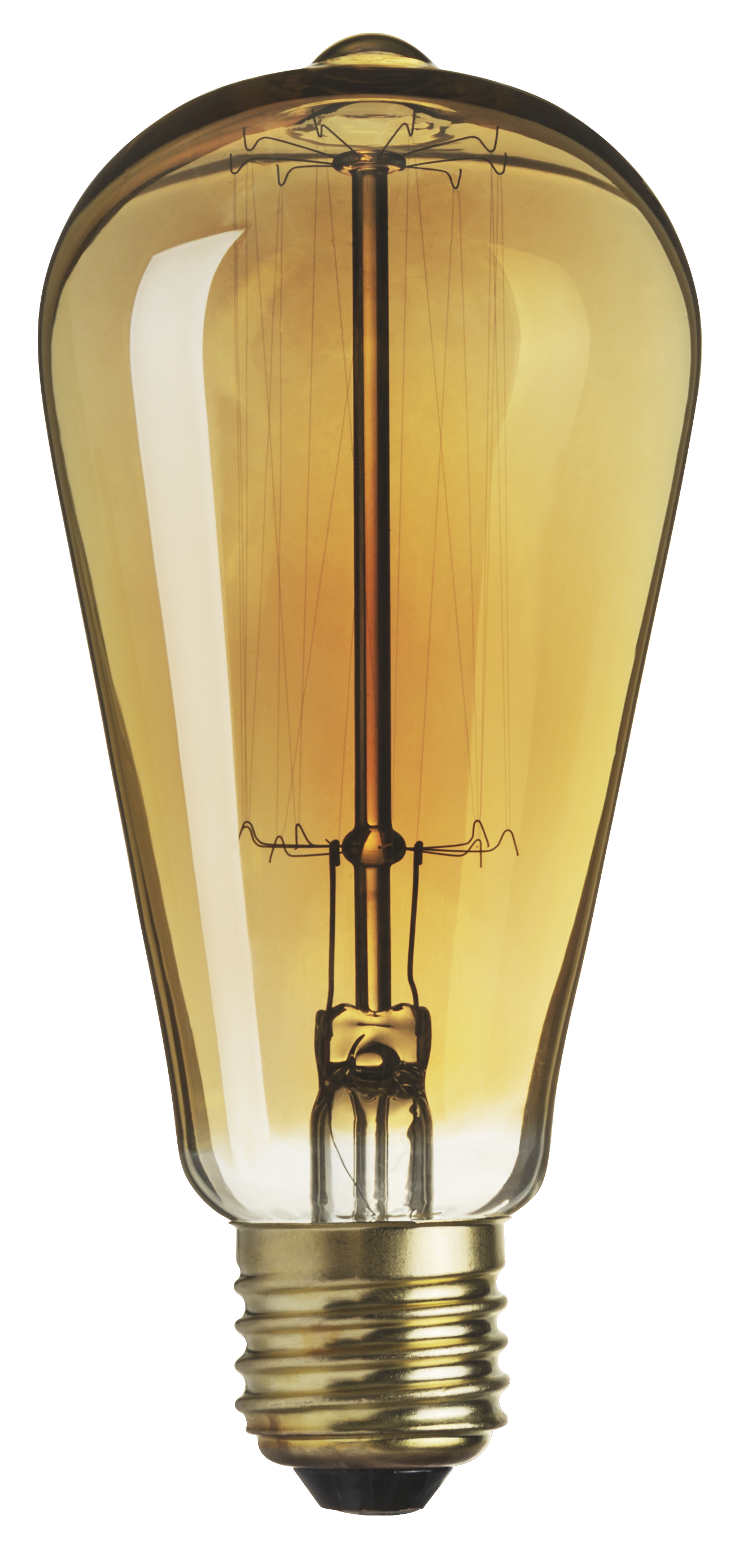 Лампа накаливания декоративная 60 Вт ST64 230 В E27 винтаж