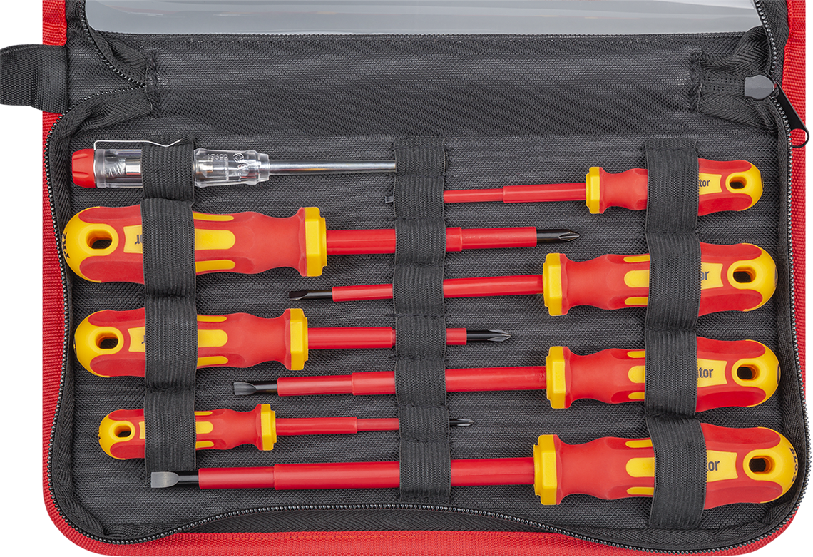 Отвертка 80 282 NHT-Оtd01-H8 (диэлектрическая, набор 8 шт.)