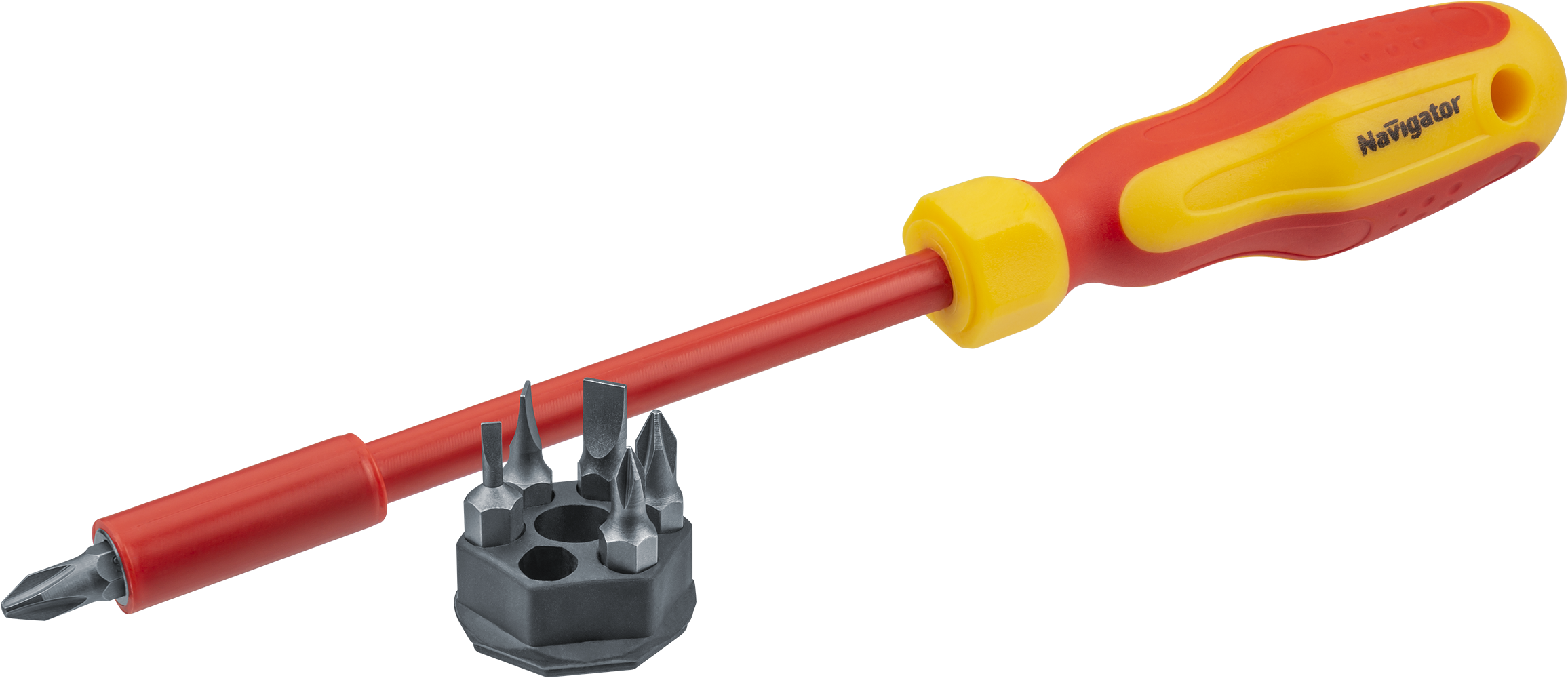 Отвертка 80 285 NHT-Оtd02-H6 (сменные биты, 6 шт.)