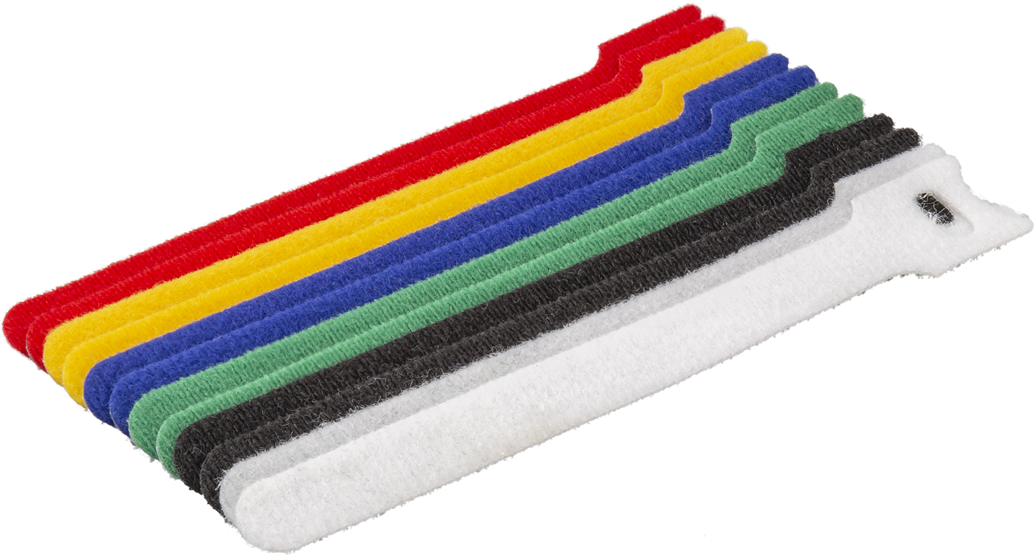 Хомут-липучка 150х12мм цветной (12 шт)