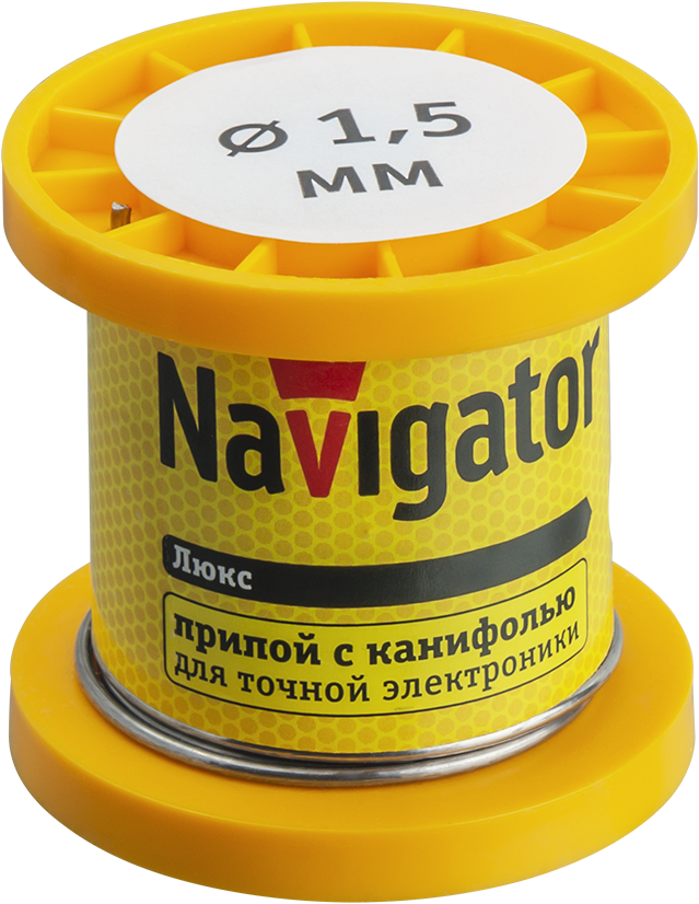 Припой 93 077 NEM-Pos02-61K-1.5-K50 (ПОС-61, катушка, 1.5 мм, 50 гр)