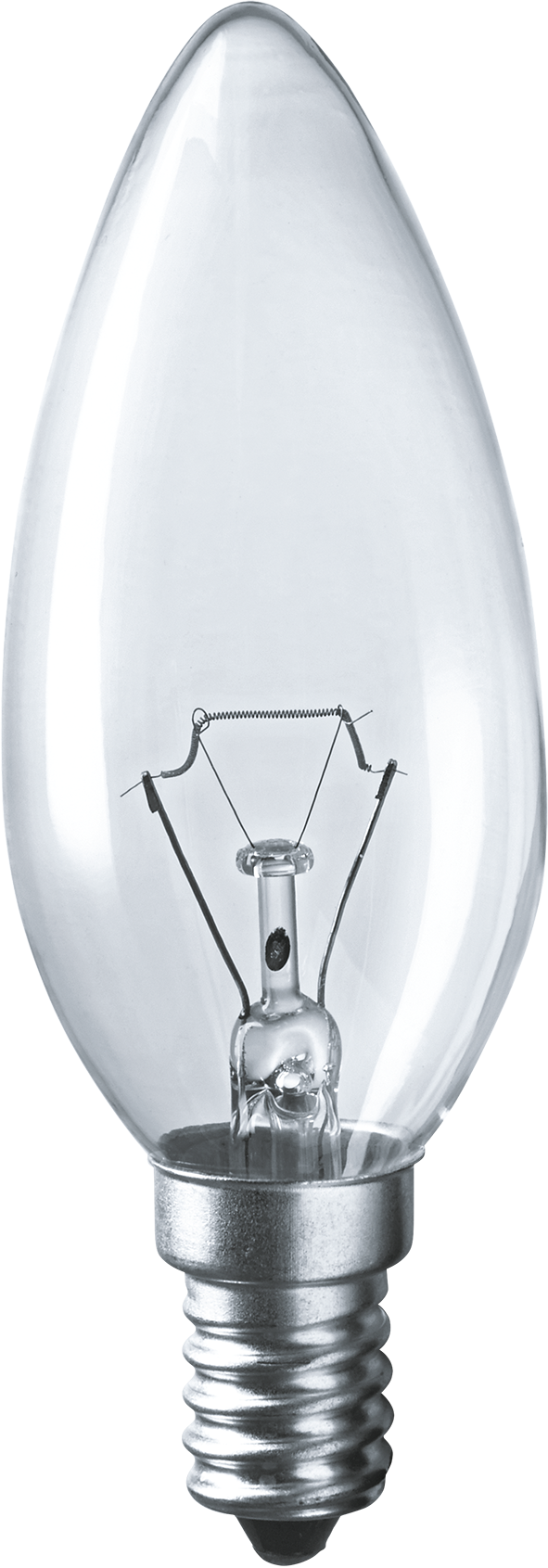 Лампа накаливания декоративная ДС 60вт B35 230в Е14 (свеча)