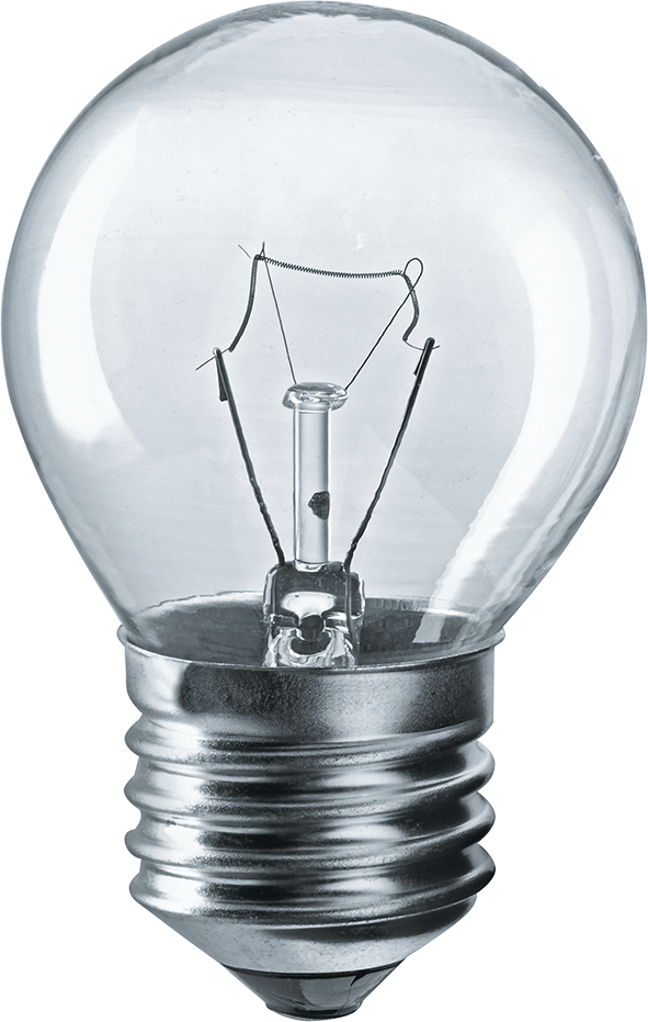 Лампа накаливания декоративная ДШ 40вт Р45 230в Е27 (шар)