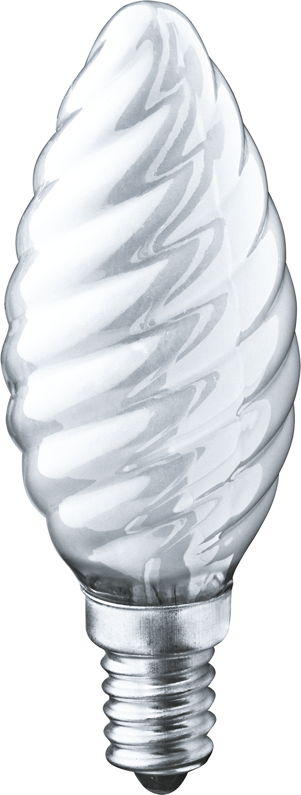 Лампа накаливания декоративная ДС 60вт B35 230в Е14 матовая витая