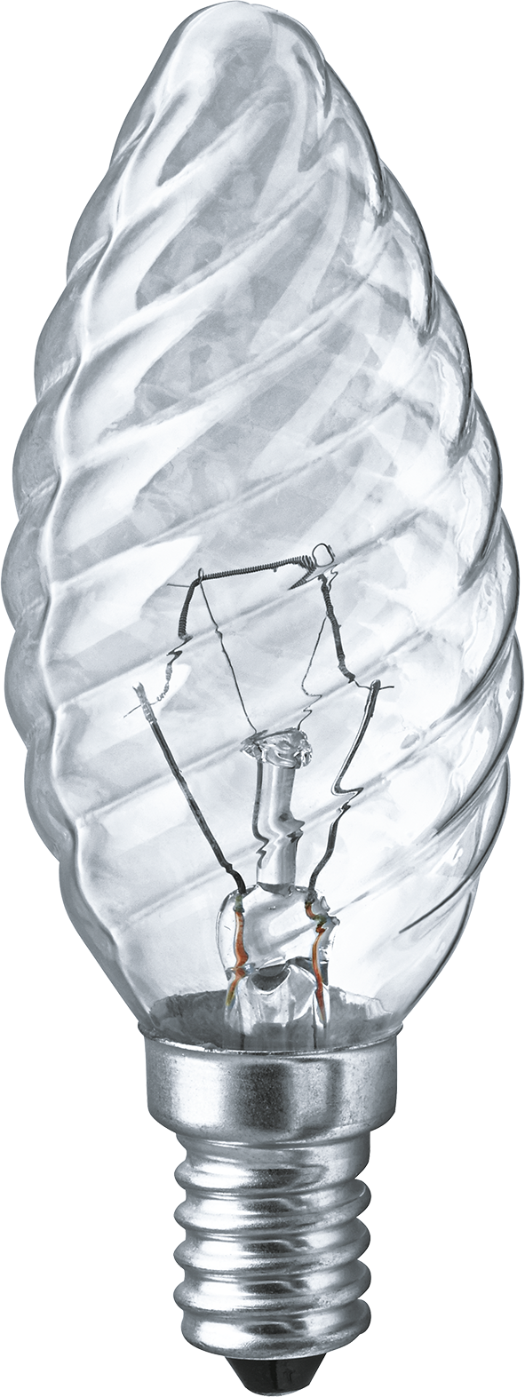 Лампа накаливания декоративная ДС 60вт B35 230в Е14 витая