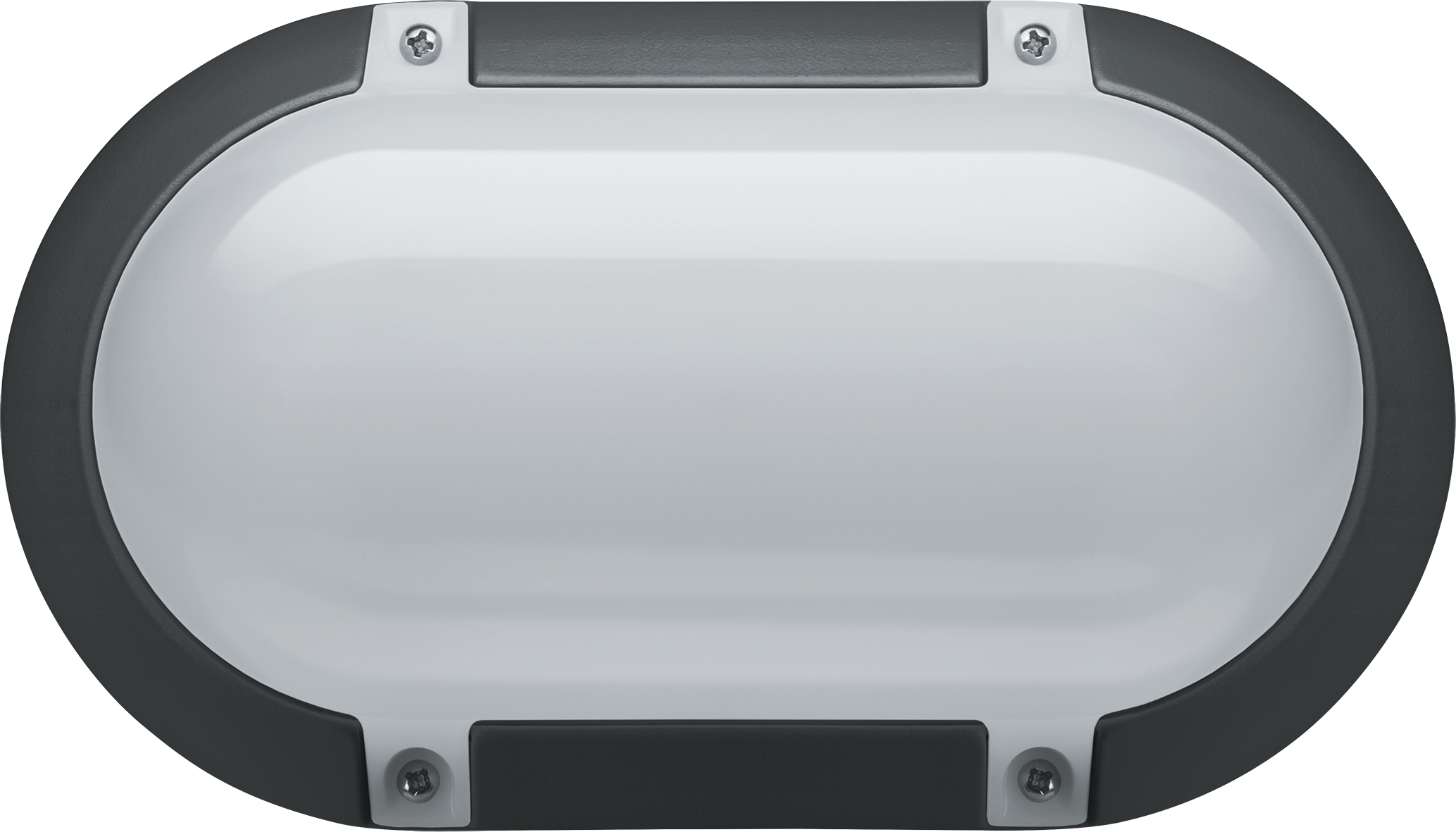 Светильник светодиодный ДБП-8w 4000K 700 Лм IP65 овальный пластиковый черный