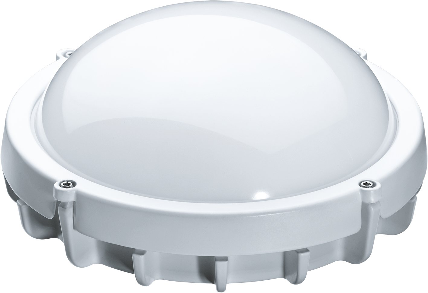 Светильник светодиодный ДБП-12w 4000K 960 Лм круглый металлический IP65 белый