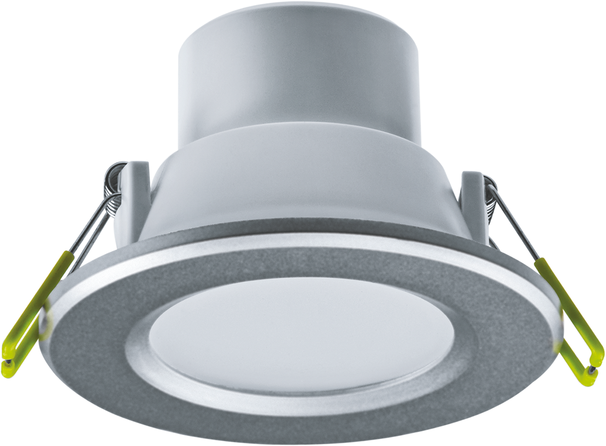 Светильник светодиодный ДВО-6Вт 4000K 420Лм серебро