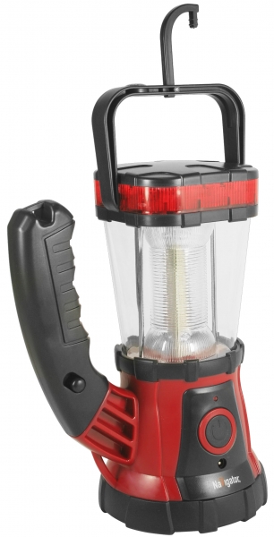 Фонарь светодиодный NPT-CA08-ACCU 19+24LED аккумуляторный кемпинговый пластик+резина