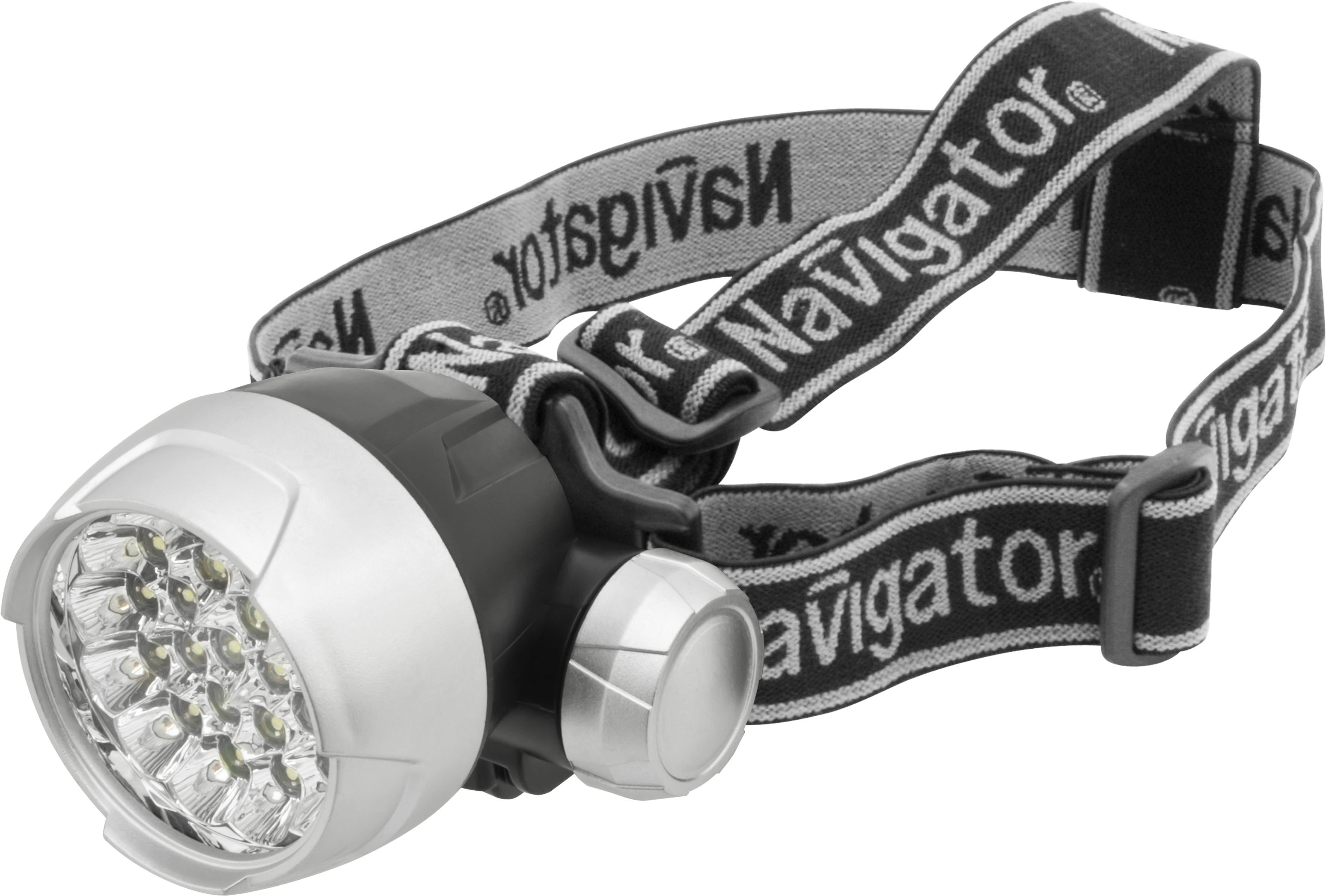 Фонарь светодиодный NPT-H01-3AAA 25LED налобный пластик