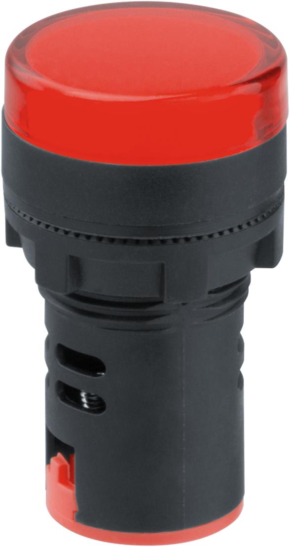 Лампа индикаторная NI-I-AD22-24-R красная d22мм 24В AC/DC