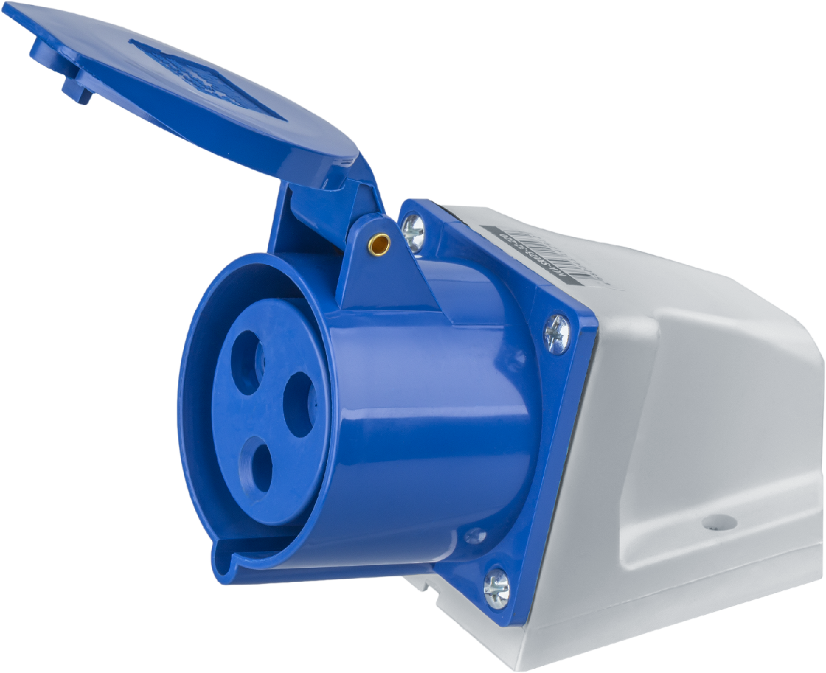 Розетка NCA-SR123-32-220 стационарная наружная 32А 2P+PE IP44