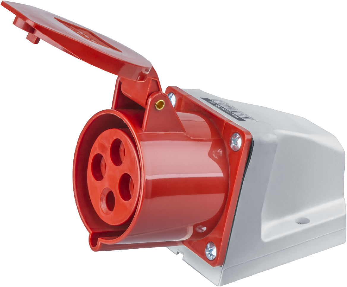 Розетка NCA-SR124-32-380 стационарная наружная 32А 3P+PE IP44