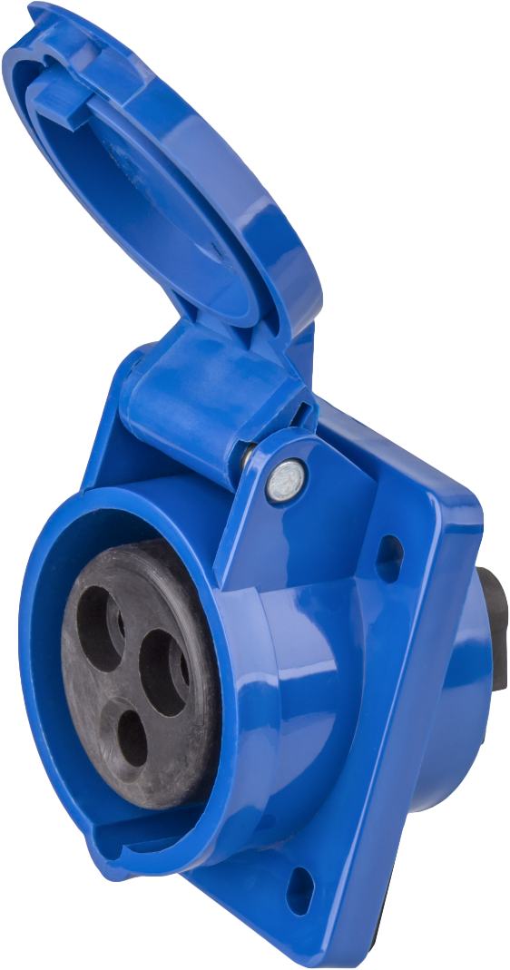 Розетка NCA-SR413-16-220 стационарная скрытая 16А 2P+PE IP44