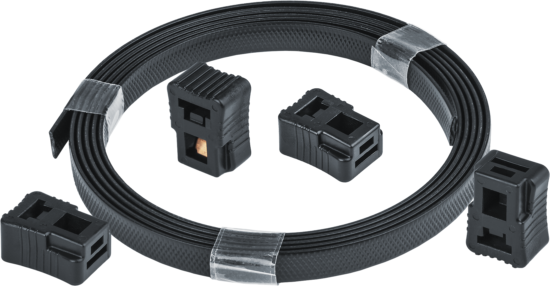 Хомут 7,6мм универсальный отрезной черный (15м ролл)