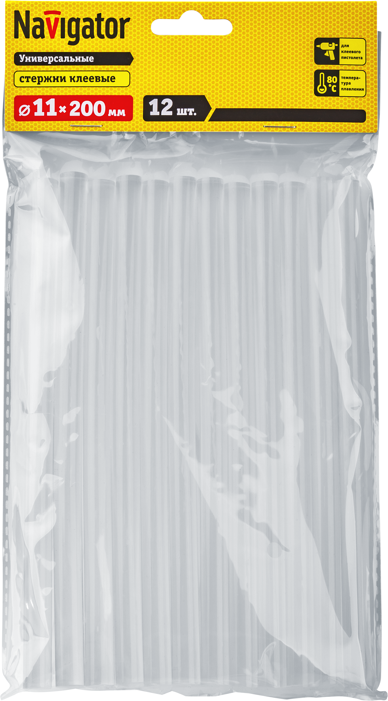 Клей Navigator 93 246 NEM-Ks01-11-200-H12 (стержень, 11 ммх200 мм, 12 шт)