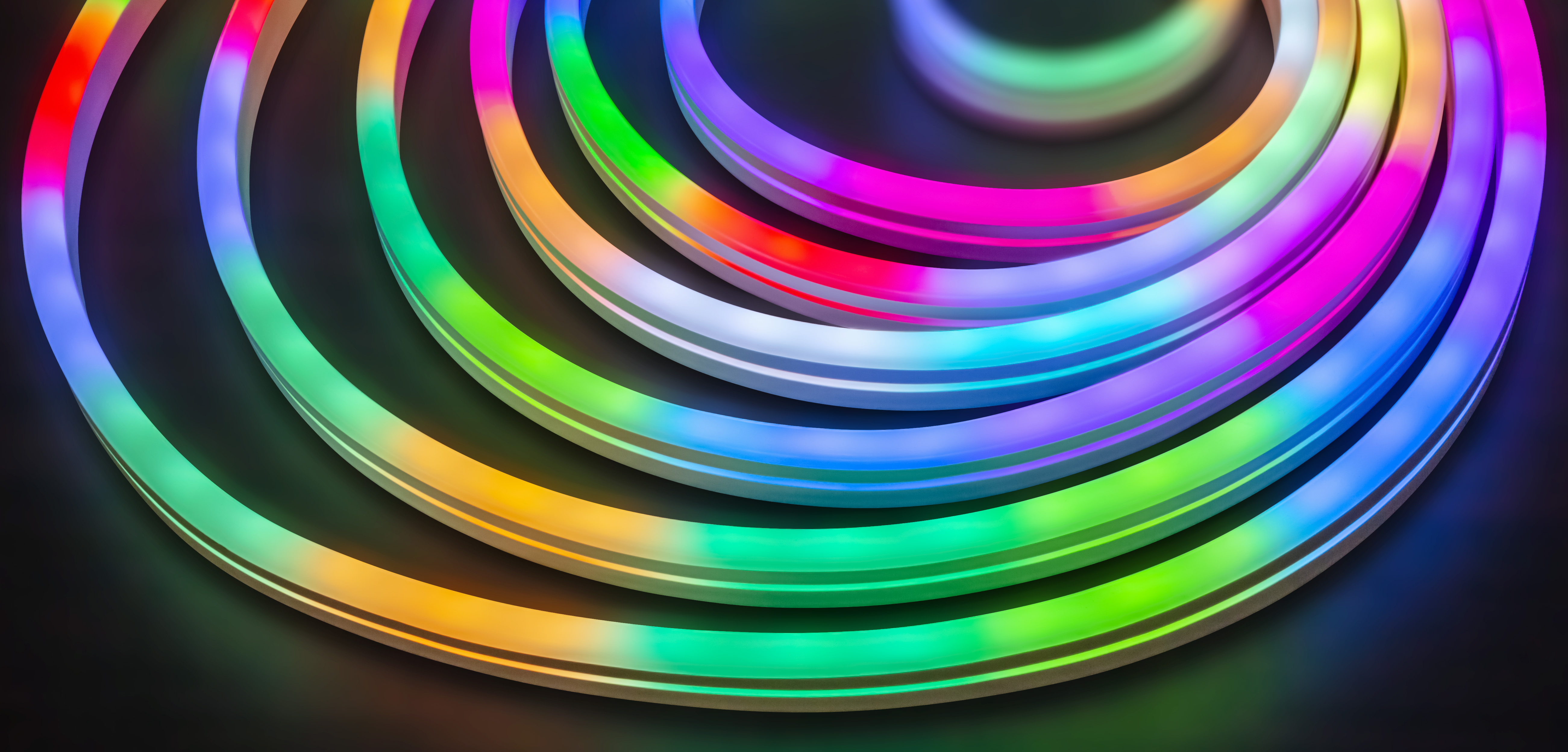 Лента светодиодная 8Вт/м 12В RGB IP67 60LED/м NLS-5050-NEONLED 5м